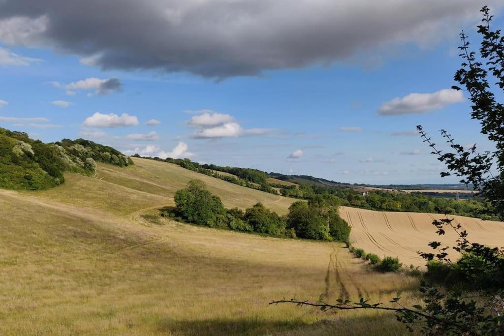 Romantic Shepherds Hut With Stunning Sunsets Hollingbourne 외부 사진